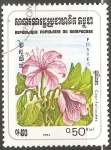 Stamps Cambodia -  caprifoliáceas (madreselvas)