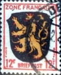 Stamps Germany -  Intercambio 0,20 usd 12 pf. 1945