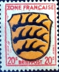 Stamps Germany -  Intercambio 0,20 usd 20 pf. 1945