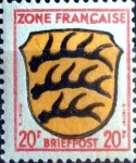 Stamps Germany -  Intercambio 0,20 usd 20 pf. 1945