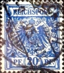 Stamps Germany -  Intercambio 0,70 usd 20 pf. 1889