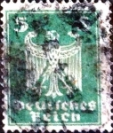 Stamps : Europe : Germany :  Intercambio agm2 0,20 usd 5 pf. 1924