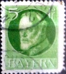 Stamps Germany -  Intercambio 1,40 usd 5 pf. 1914