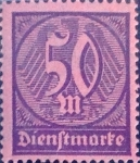 Sellos de Europa - Alemania -  Intercambio 0,20 usd 50 pf. 1922