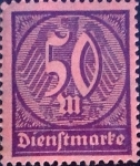 Stamps Germany -  Intercambio 0,20 usd 50 pf. 1922