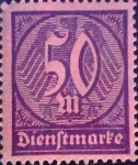 Sellos de Europa - Alemania -  Intercambio 0,20 usd 50 pf. 1922