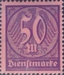 Sellos de Europa - Alemania -  Intercambio 0,20 usd 50 pf. 1922