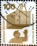 Stamps Germany -  Intercambio 0,20 usd 100 pf. 1971