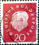 Stamps Germany -  Intercambio 0,20 usd 20 pf. 1959