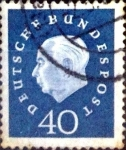 Stamps Germany -  Intercambio 0,90 usd 40 pf. 1959