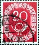 Sellos de Europa - Alemania -  Intercambio 0,20 usd 20 pf. 1951