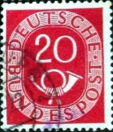 Stamps Germany -  Intercambio 0,20 usd 20 pf. 1951