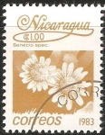 Stamps Nicaragua -  Senecio  Margarita