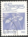 Stamps Nicaragua -  neomarica caerulea