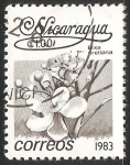 Stamps Nicaragua -  Sobralia macrantha Orquidea