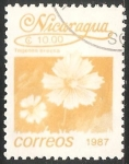 Sellos de America - Nicaragua -  Tagetes erecta-clavelón de la India