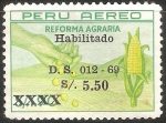 Stamps Peru -  Reforma agraria