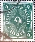 Stamps Germany -  Intercambio 1,10 usd 4 M. 1921