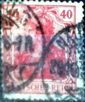 Stamps Germany -  Intercambio 1,10 usd 40 pf. 1920