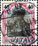 Sellos de Europa - Alemania -  Intercambio 1,25 usd 40 pf. 1905