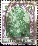 Stamps Germany -  Intercambio 1,00 usd 1 mark. 1920