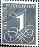 Sellos de Europa - Alemania -  Intercambio 0,20 usd 1 pf. 1955