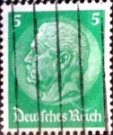 Stamps Germany -  Intercambio ma4xs 0,35 usd 5 pf. 1932