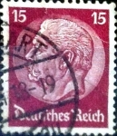 Stamps Germany -  Intercambio ma3s 0,20 usd 15 pf. 1934