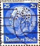 Stamps Germany -  Intercambio 0,20 usd 25 pf. 1934