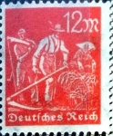 Stamps Germany -  Intercambio ma2s 0,20 usd 12 mark.  1922