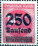 Stamps Germany -  Intercambio 0,20 usd 250000m.s.500 m. 1922