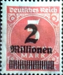 Stamps Germany -  Intercambio 0,20 usd 2000000m.s.5000 m. 1923