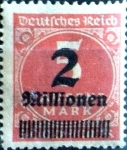 Stamps Germany -  Intercambio ma2s 0,20 usd 2000000m.s.5000 m. 1923