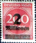 Stamps Germany -  Intercambio 0.20 usd 2000000m.s.200 m. 1923