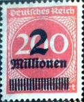 Sellos de Europa - Alemania -  Intercambio 0.20 usd 2000000m.s.200 m. 1923