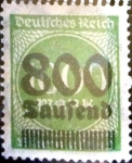 Sellos de Europa - Alemania -  Intercambio 0.20 usd 800000m.s.400m. 1923