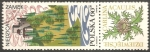 Stamps Poland -  Castillo Dunajec en Niedzica y Cardo carline sin pie 