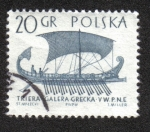Stamps : Europe : Poland :  Veleros