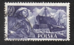 Stamps Poland -  Los buques polacos