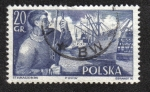 Stamps Poland -  Los Buques Polacos