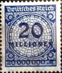 Stamps Germany -  Intercambio 0.20 usd 20000000 m. 1923