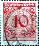 Sellos de Europa - Alemania -  Intercambio 0.20 usd 10 pf. 1923