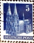 Sellos de Europa - Alemania -  Intercambio 0,20 usd 5 pf. 1948