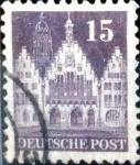 Stamps Germany -  Intercambio ma2s 0,20 usd 15 pf. 1948