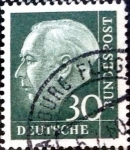 Stamps Germany -  Intercambio 0,55 usd 30 pf. 1956