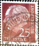 Stamps Germany -  Intercambio 0,40 usd 25 pf. 1954