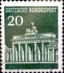 Stamps Germany -  Intercambio 0,20 usd 20 pf. 1967