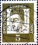 Stamps Germany -  Intercambio 0,20 usd 5 pf. 1961