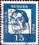 Stamps Germany -  Intercambio 0,20 usd 15 pf. 1961