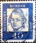 Stamps Germany -  Intercambio 0,20 usd 40 pf. 1961